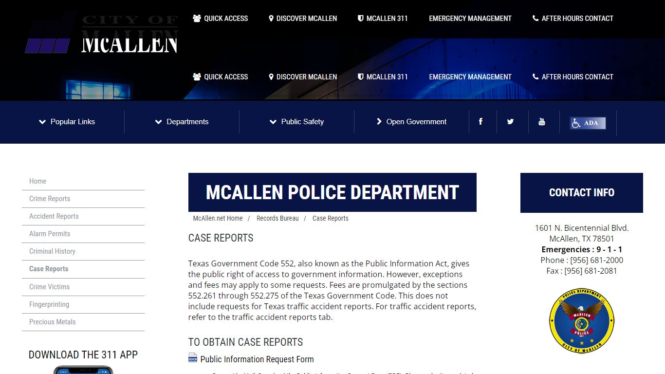 McAllen Police Department