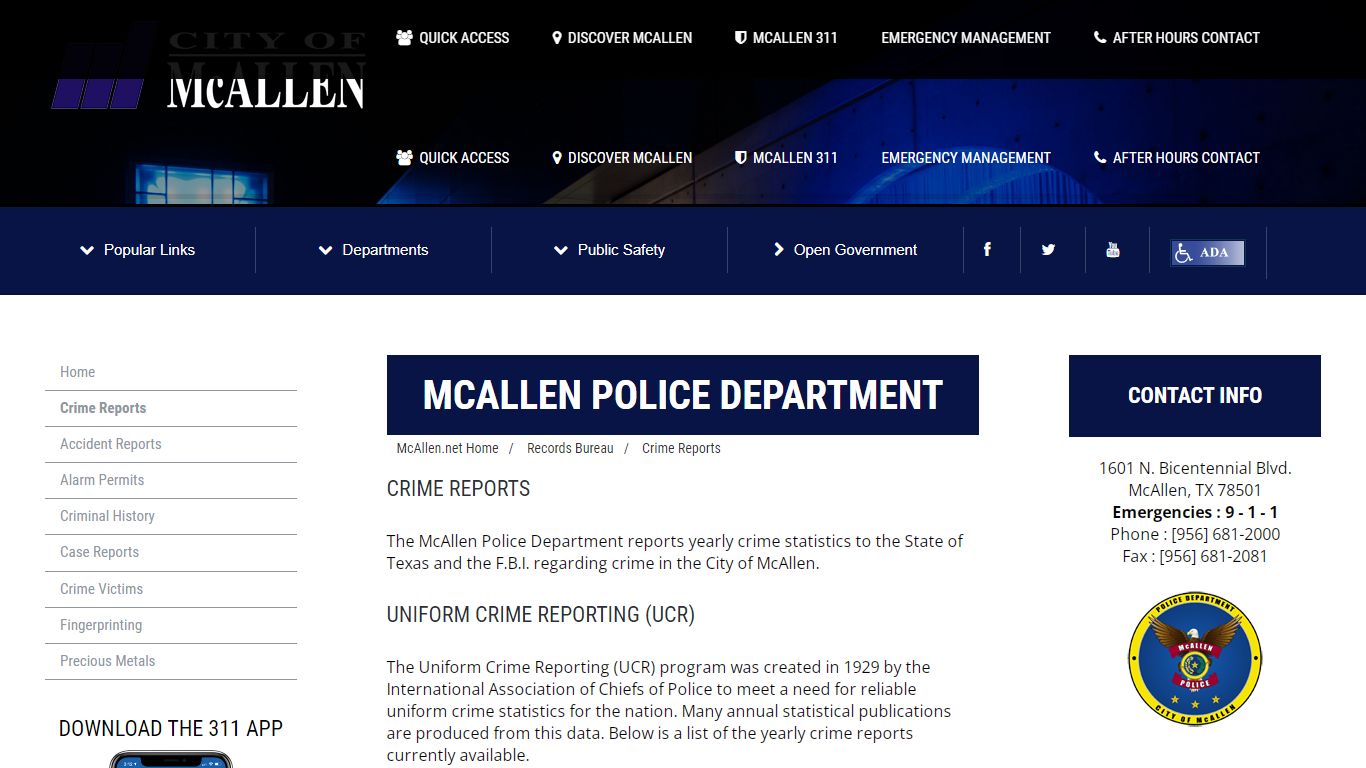 McAllen Police Department